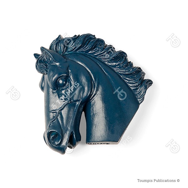 362HG_DarkBllue-Horse_(600x600px) άλογο, ίππος, αρχαίο άγαλμα αλόγου, ακρόπολη, μουσείο ακρόπολης, alogo, horse, ippos, arxaio agalma alogou, akropoli, mouseio acropolis